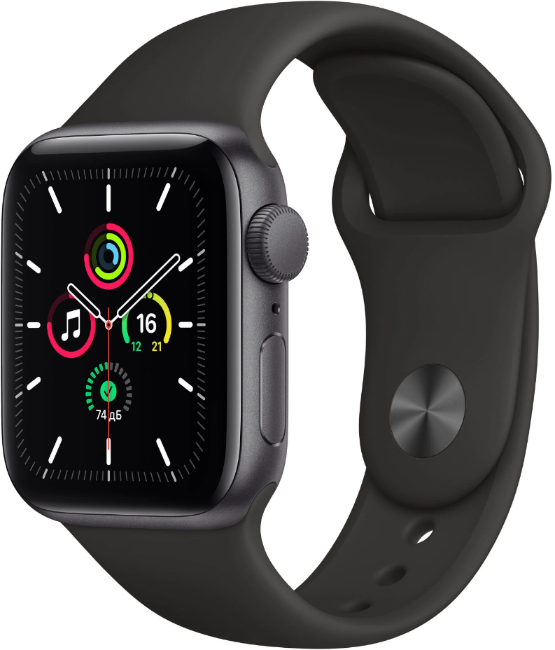 Смарт-часы Apple Watch SE GPS 44 мм, серый космос